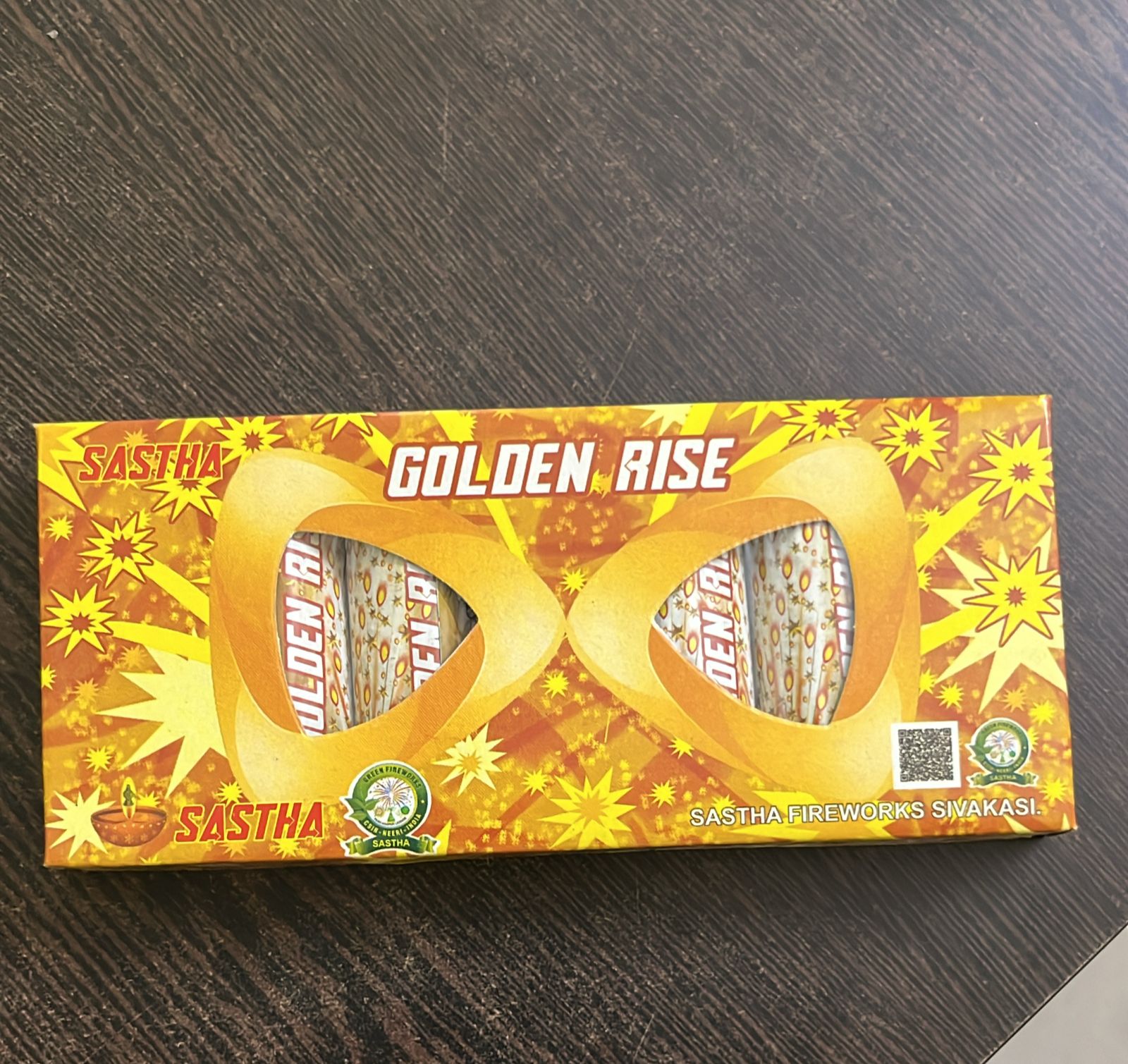 Krish Crackers Golden GLOBE Gold Fountain